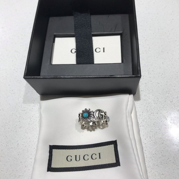gucci gg flower ring